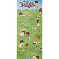 Yogamatta för barn, stl. 145x61x0,6 cm, 1 st.